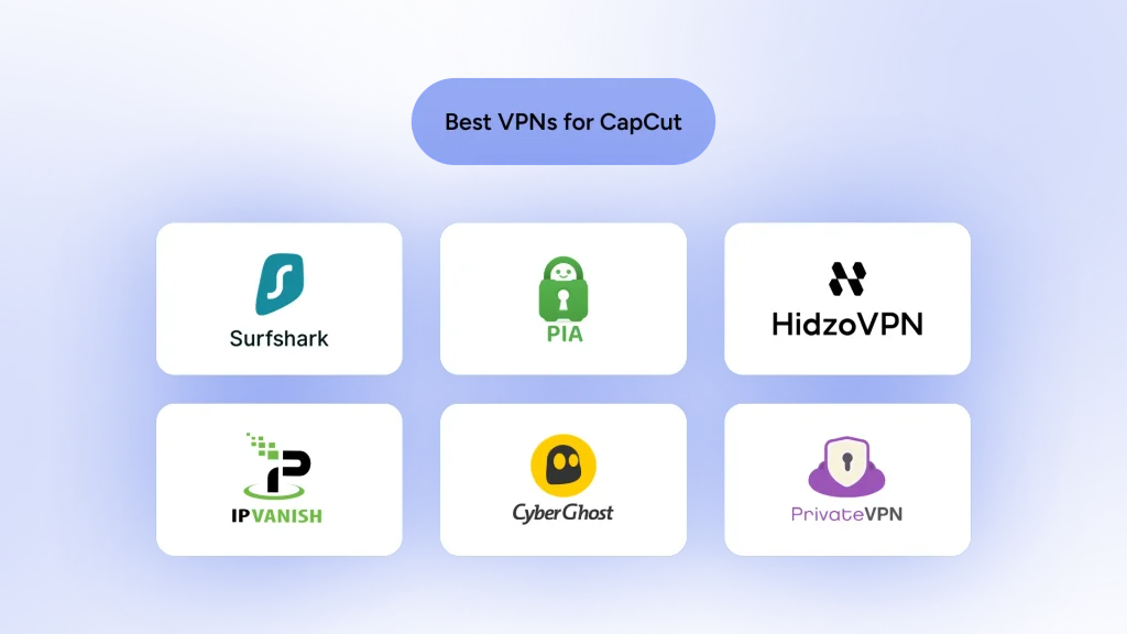 A list of best VPN apps for content creators who use CapCut